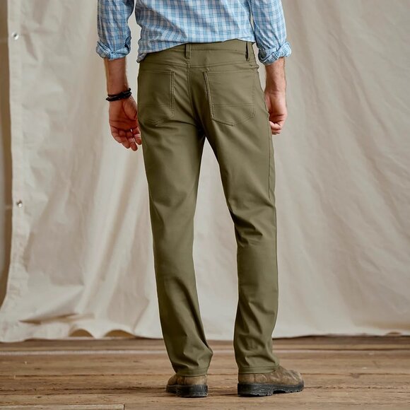 Orvis Out Of Office 5 Pocket Pants 40x30 Stretch Olive Green DWR Quick-Drying - Picture 2 of 15